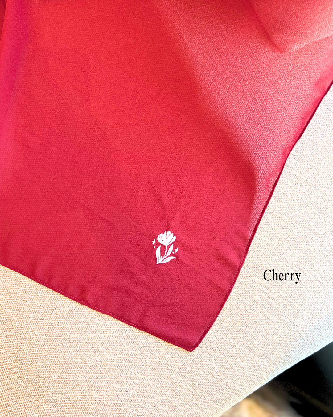 (CHERRY) Plain Shawl