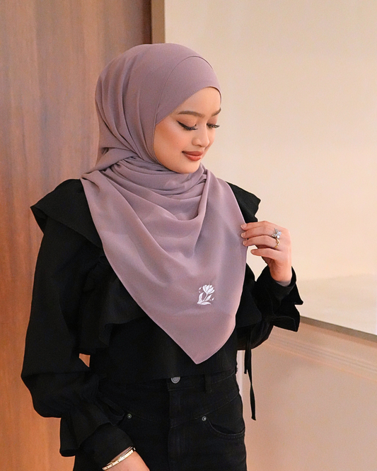 (LILAC) Plain Shawl
