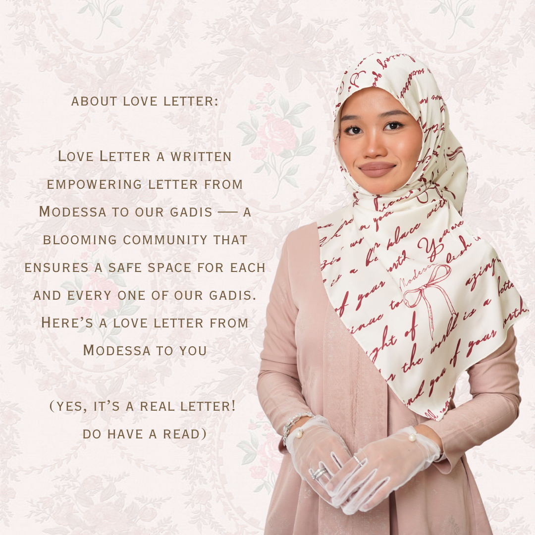 (Light) Love Letter - Cotton Voile Square