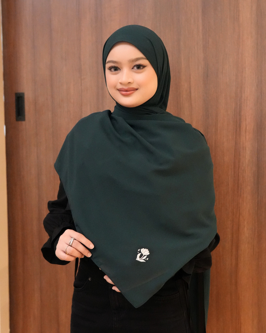 (EMERALD) Plain Shawl