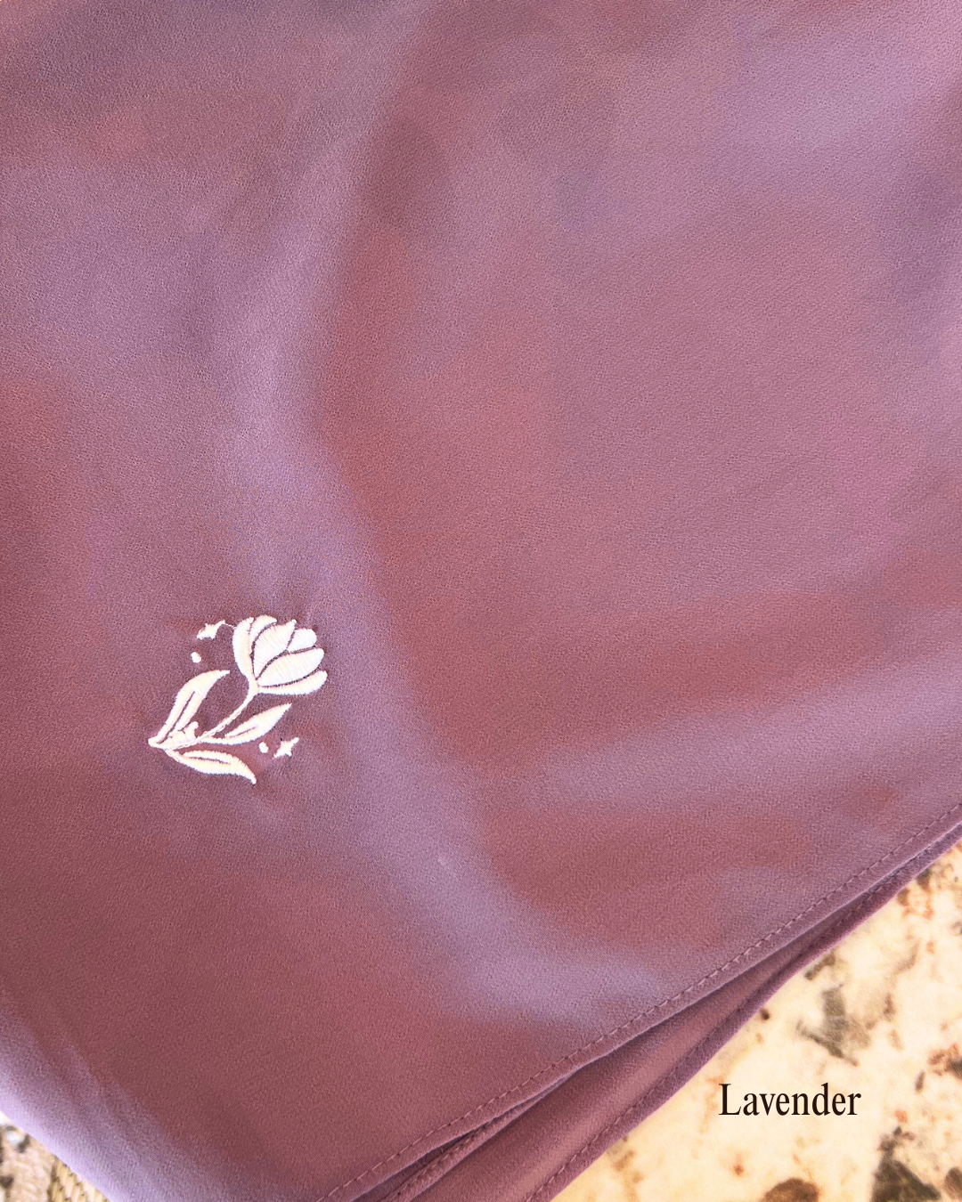 (LAVENDER) Plain Shawl